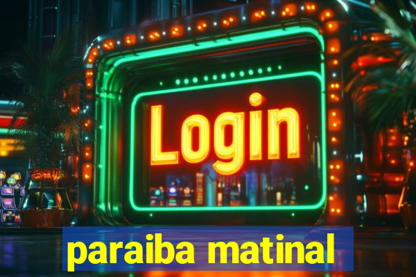 paraiba matinal